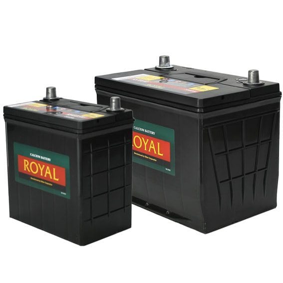 Royal Calcium Battery 12V / 45Ah General Purpose Semi Sealed - Slimline Battery / 20Hr Rate Maintenance Free